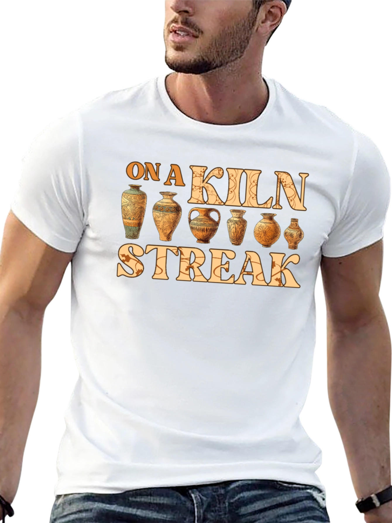 On a Kiln Streak Pottery T-Shirt