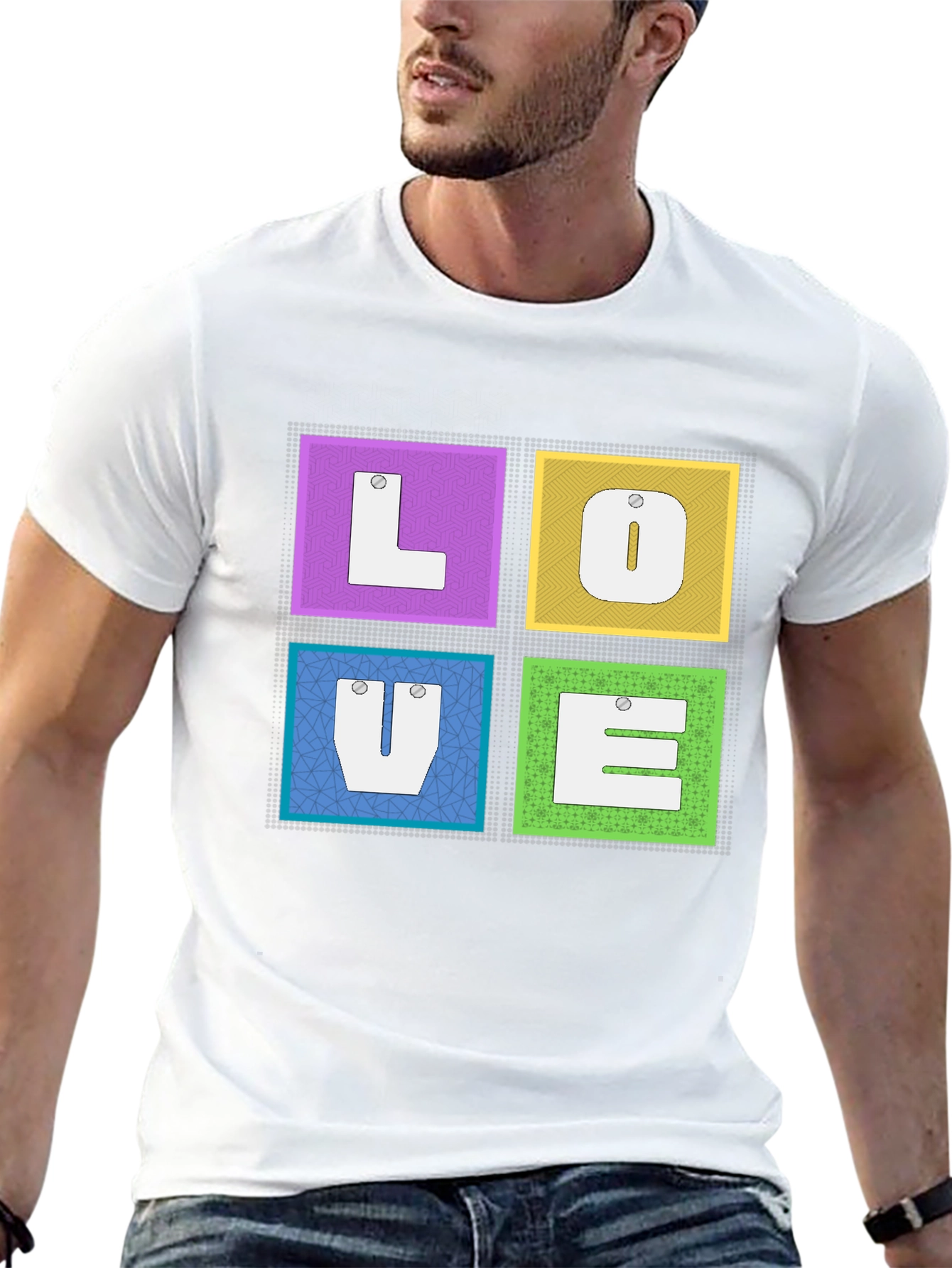 LOVE Graphic Print Tee - Stylish & Fun Design