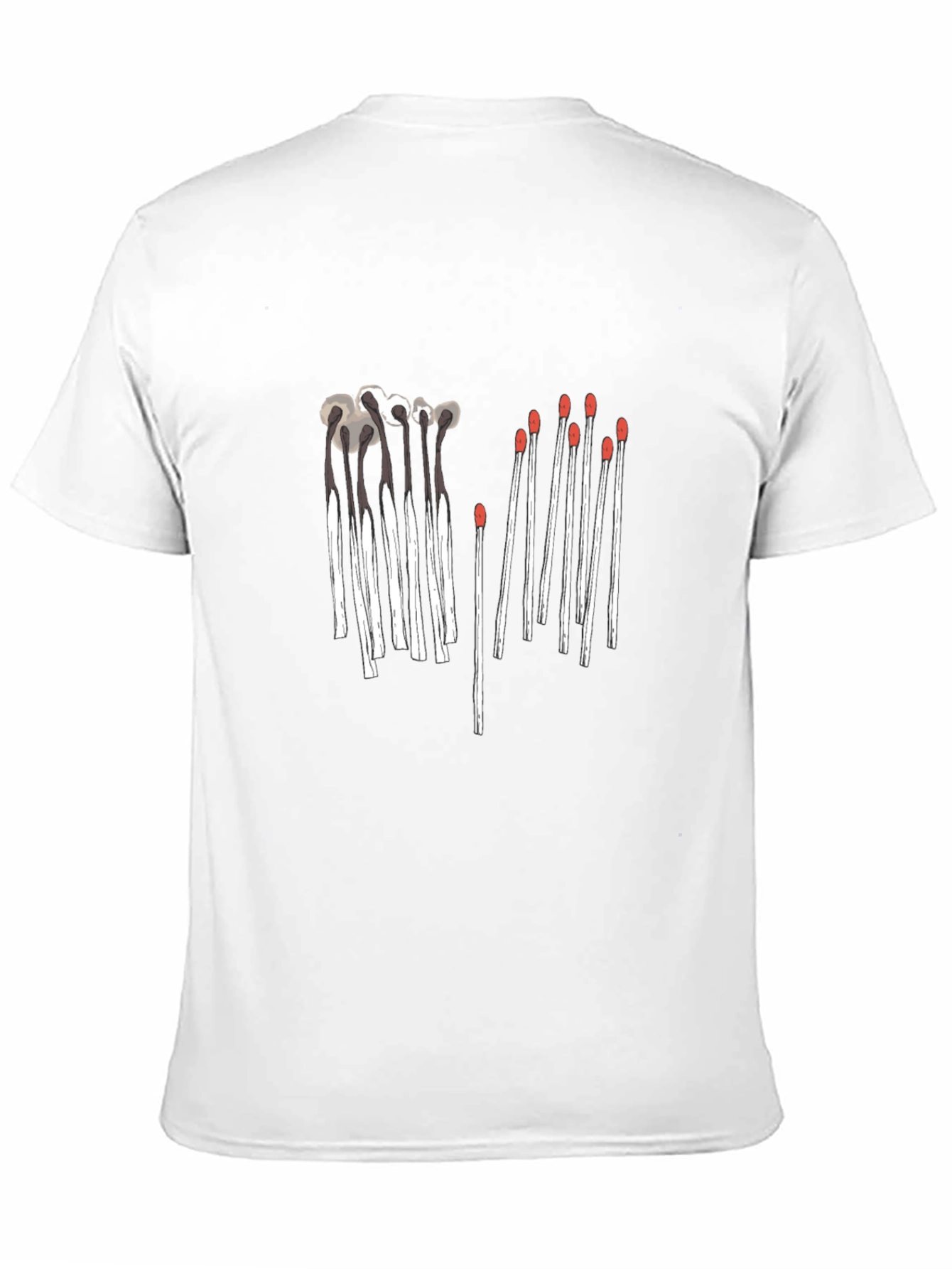 Unique Matchstick Graphic Tee