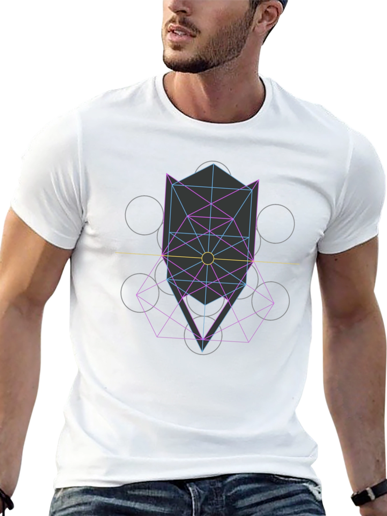 Geometric Metatrons Cube T-Shirt