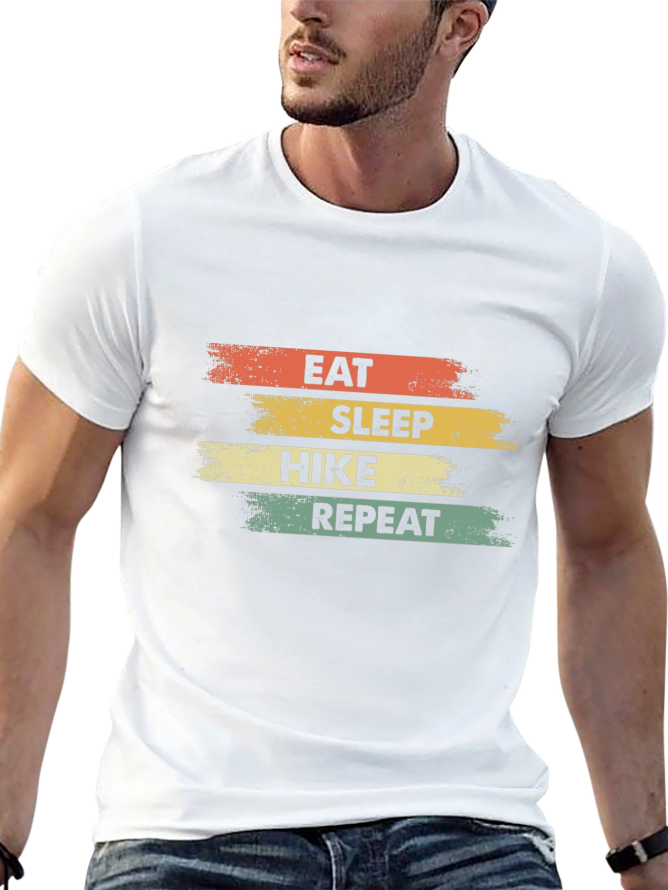 Eat Sleep Hike Repeat T-Shirt - Adventure Tee