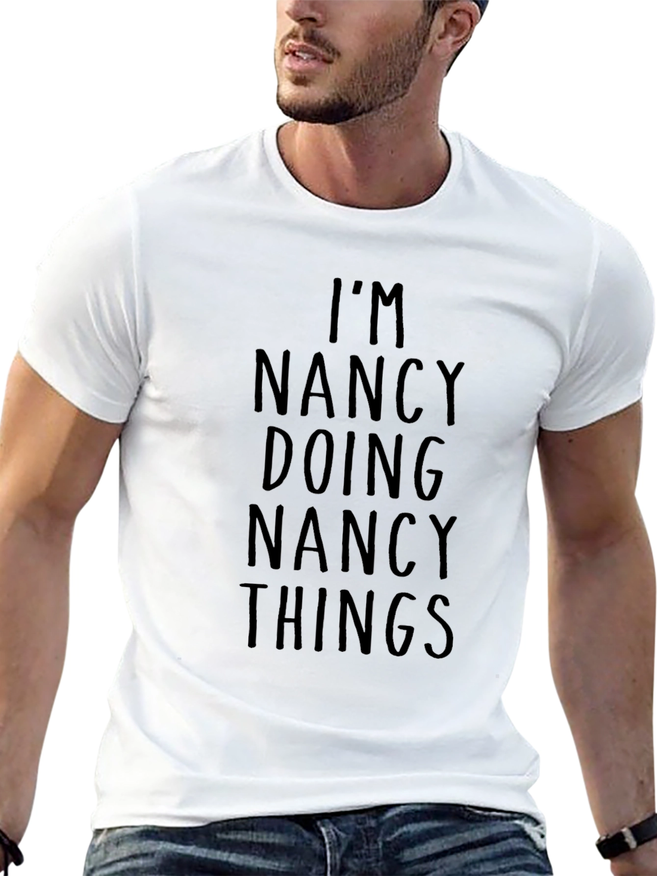 Im Nancy Doing Nancy Things Black Tee