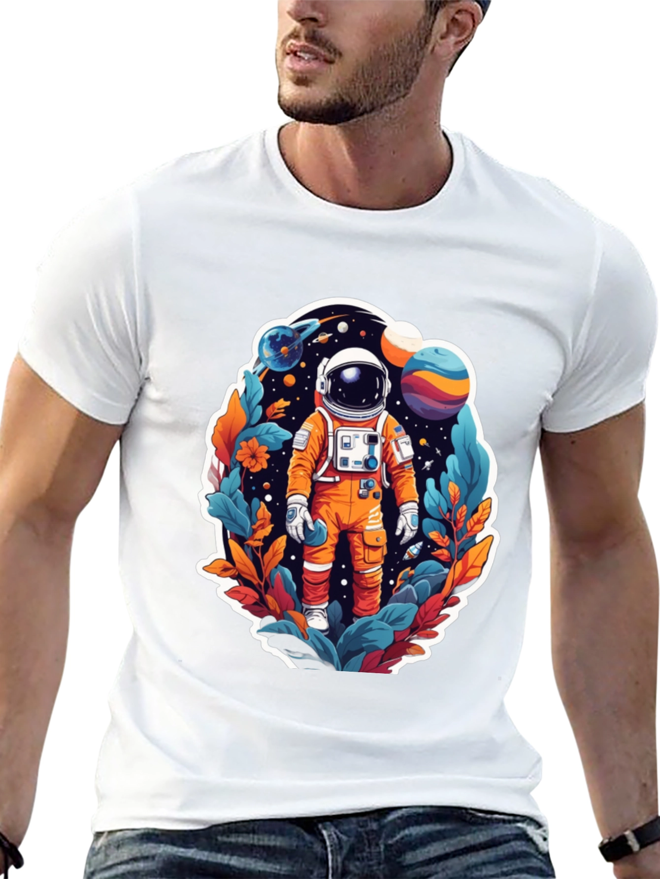 Astronaut in Space T-Shirt