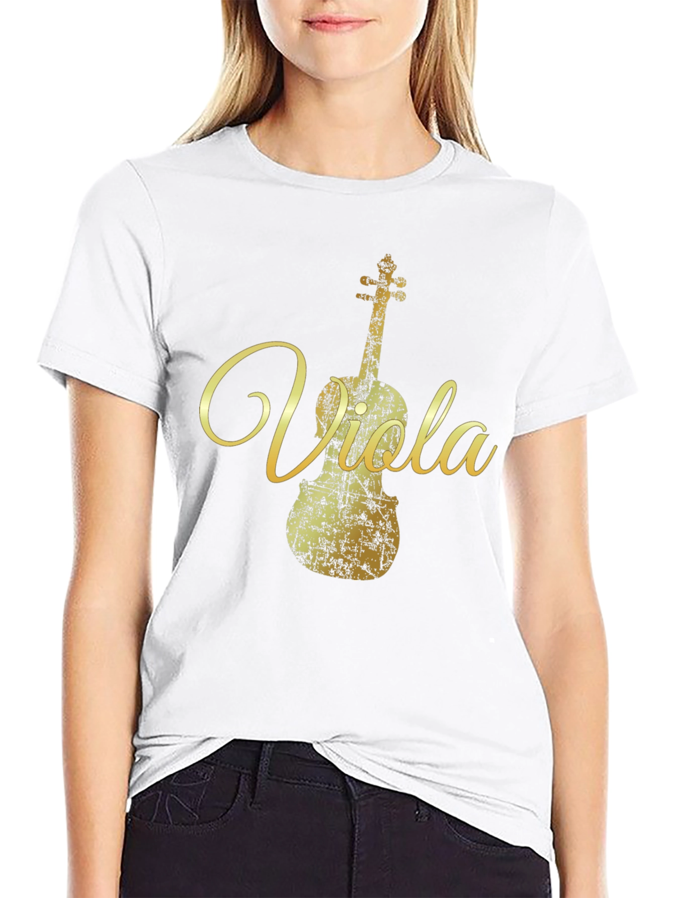 Viola Graphic T-Shirt - Musical Instrument Tee