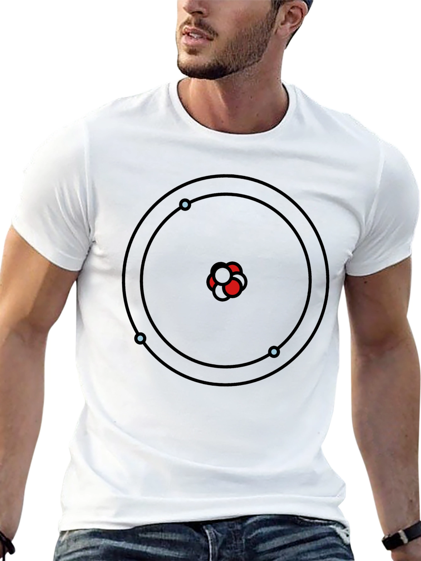 Atomic Black T-Shirt - Science Geek Style