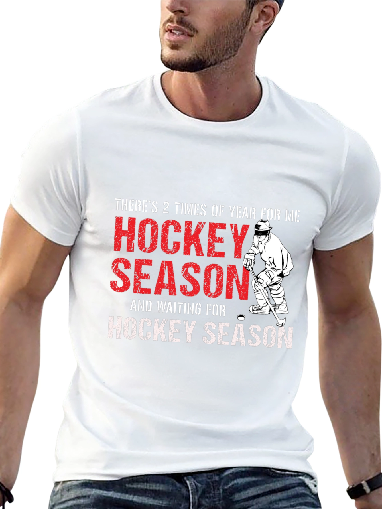 Hockey Season T-Shirt - Mens Graphic Tee