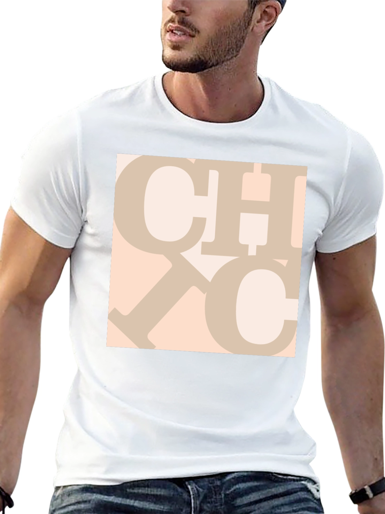 Trendy Graphic Print Crew Neck Tee