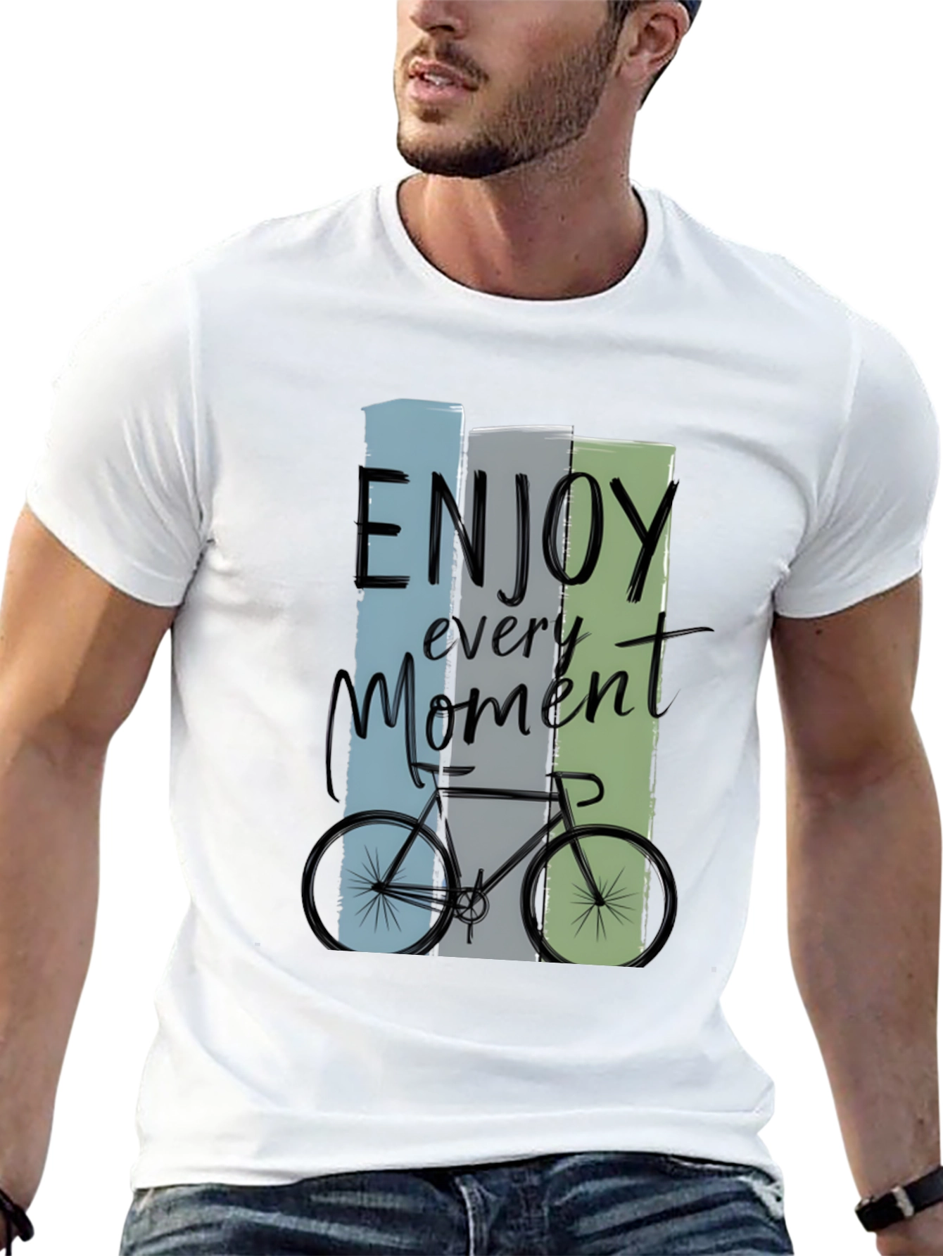 Enjoy Every Moment Bike Graphic T-Shirt