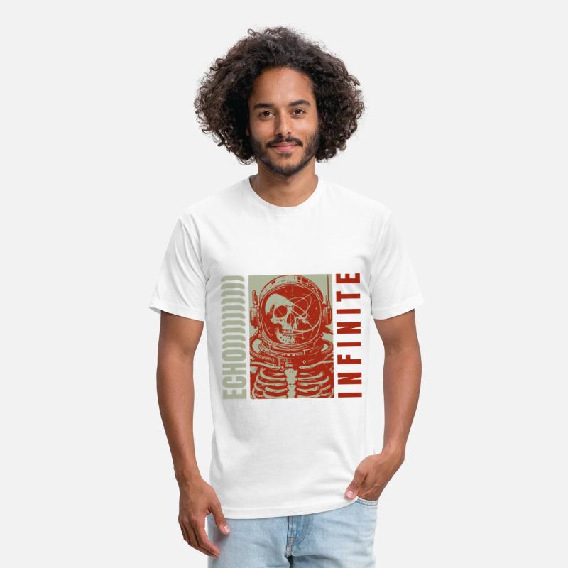 A skeleton astronaut design T-Shirt
