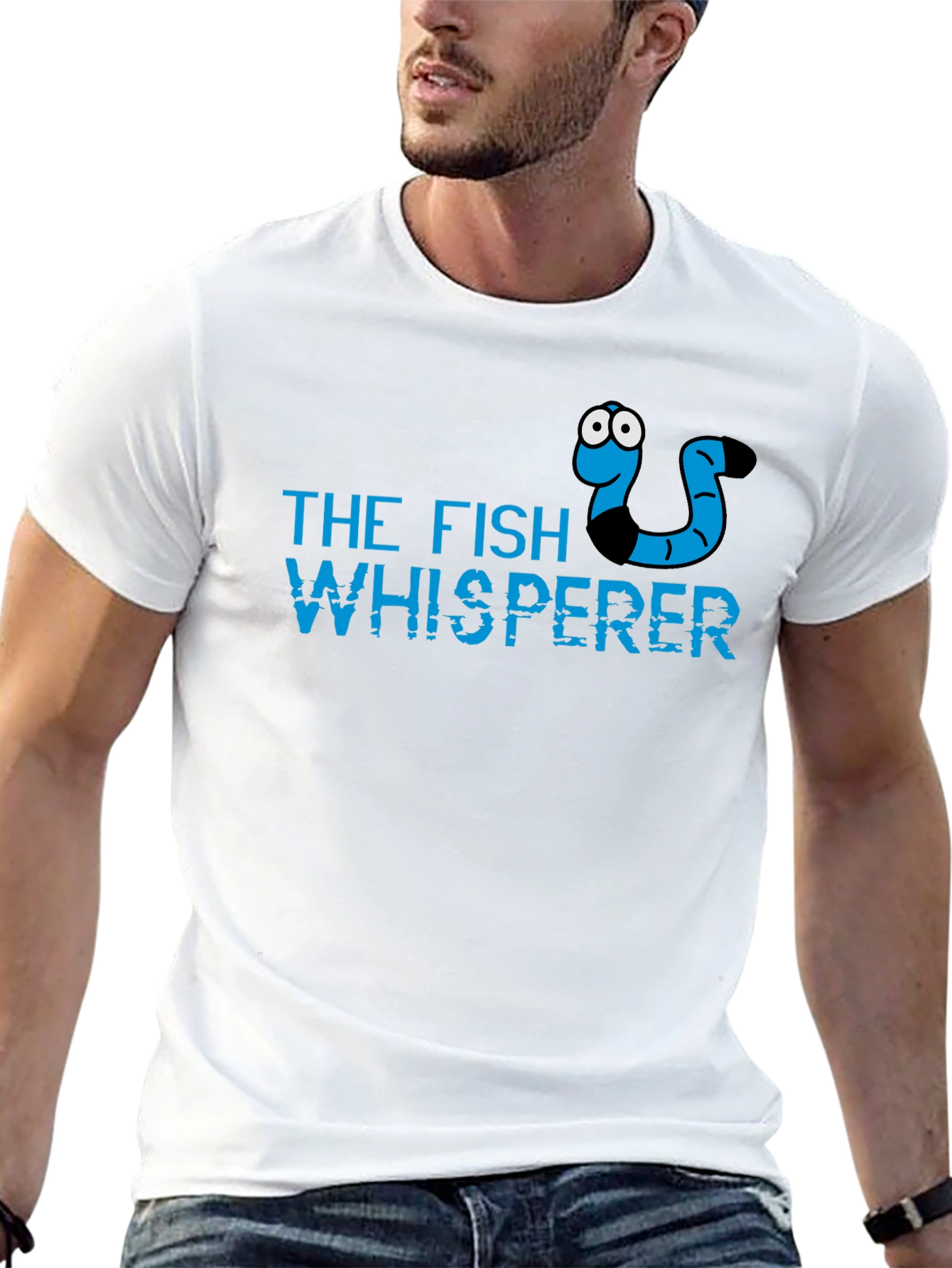 The Fish Whisperer Black Graphic Tee