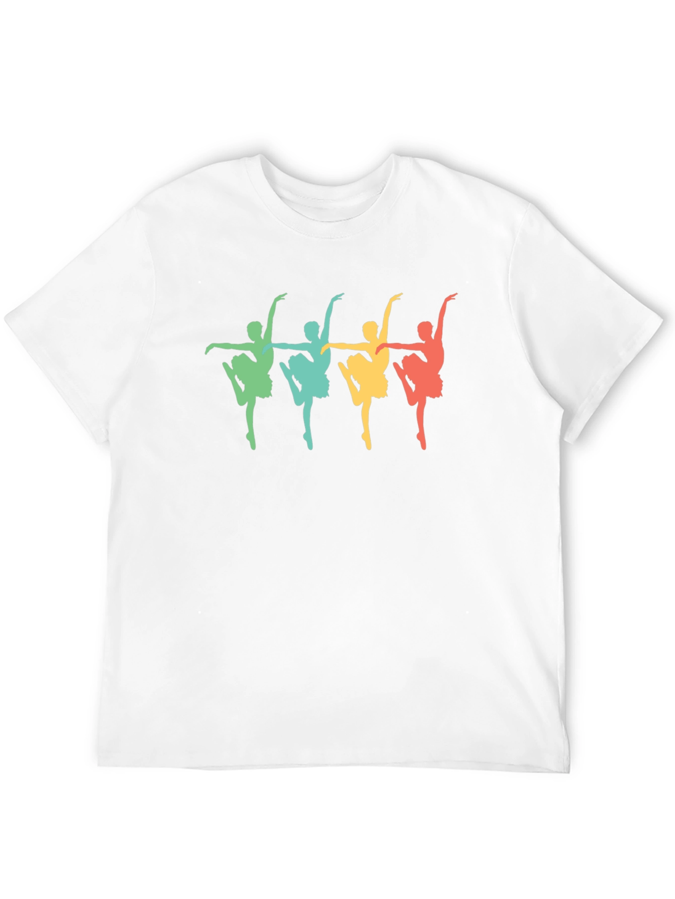 Retro Ballerina Graphic Tee - Black