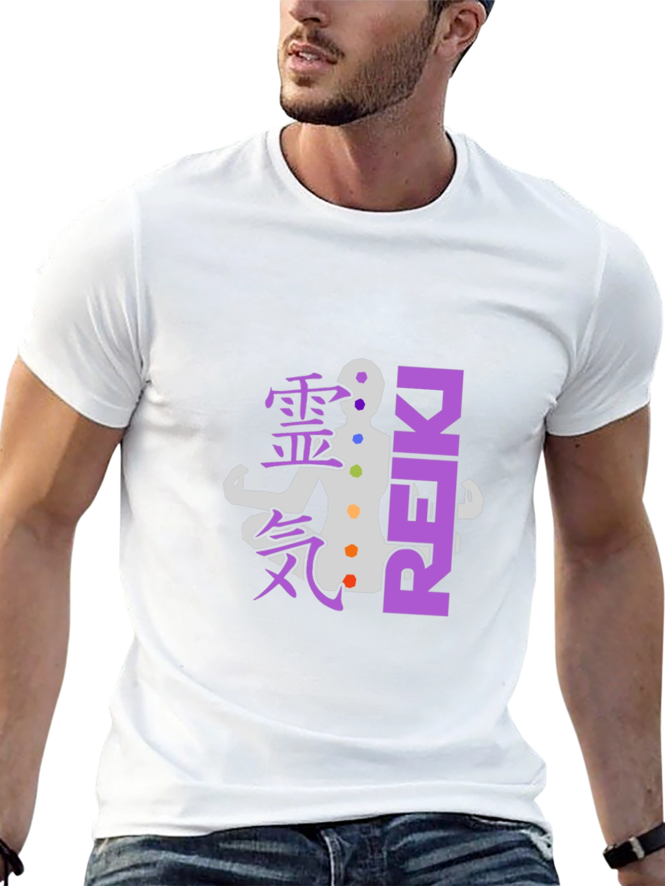 Reiki Healing Chakra T-Shirt - Spiritual Energy Shirt