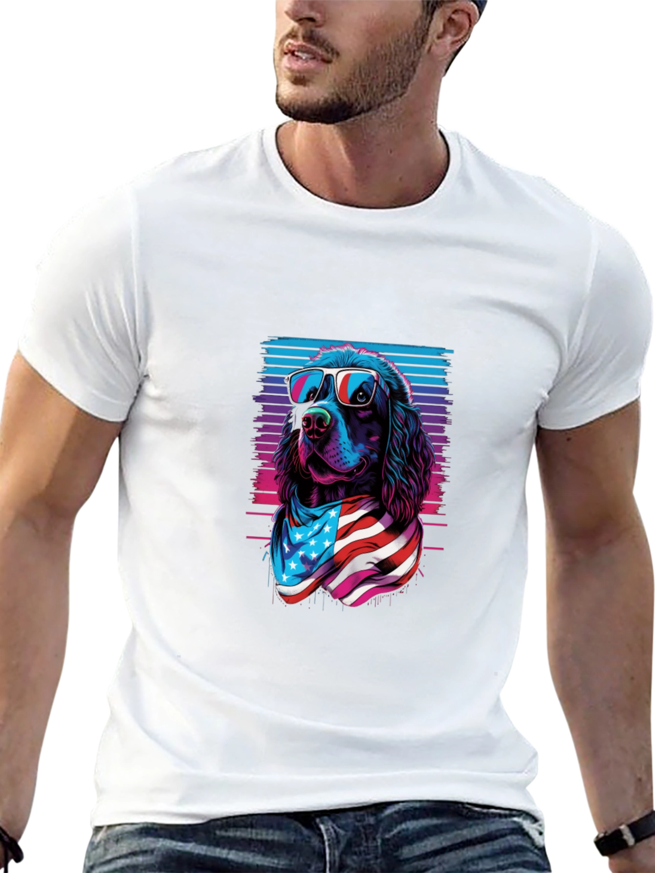 Patriotic Dog T-Shirt