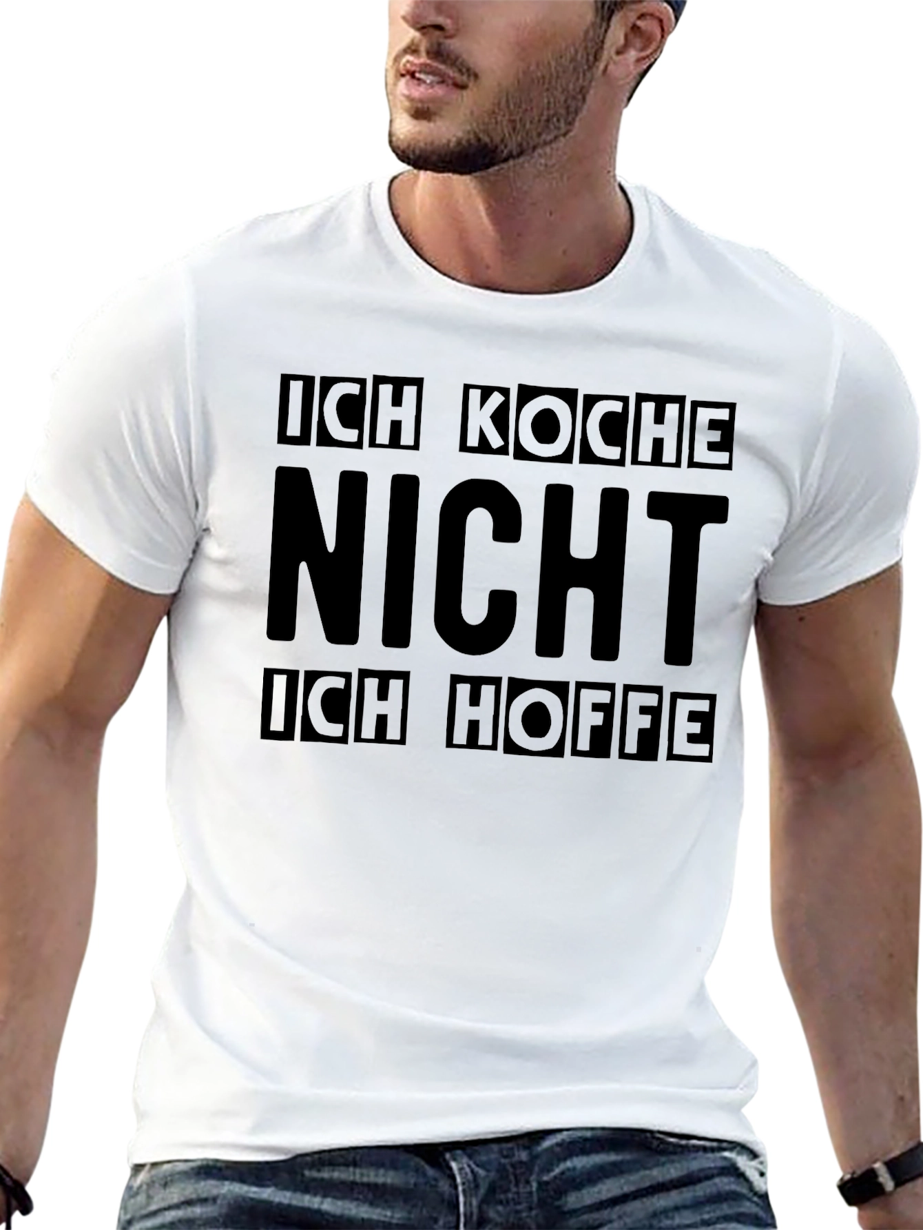 Ich Koche Nicht T-Shirt - Funny German Cooking Joke