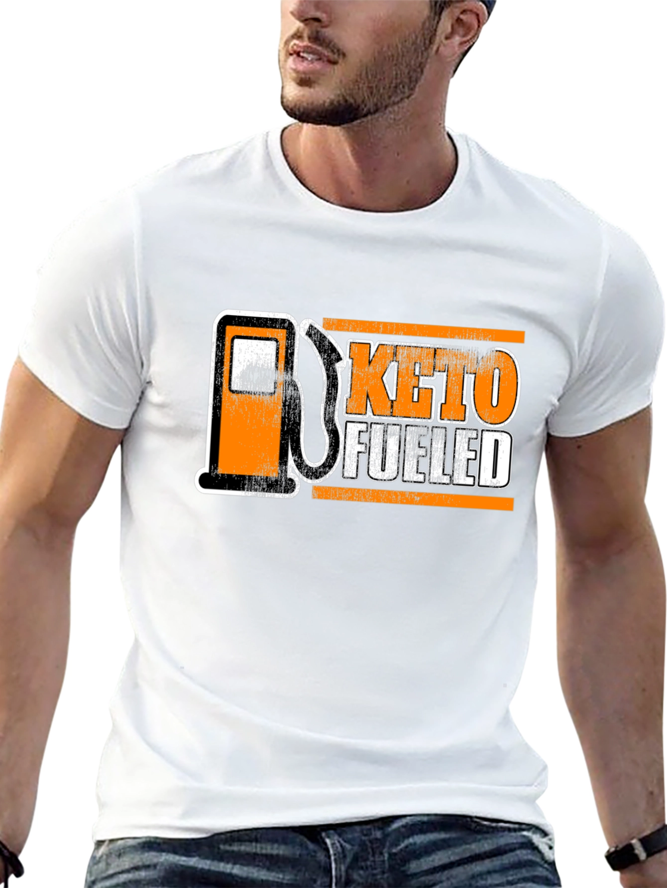 Keto Fueled T-Shirt - Black Graphic Design