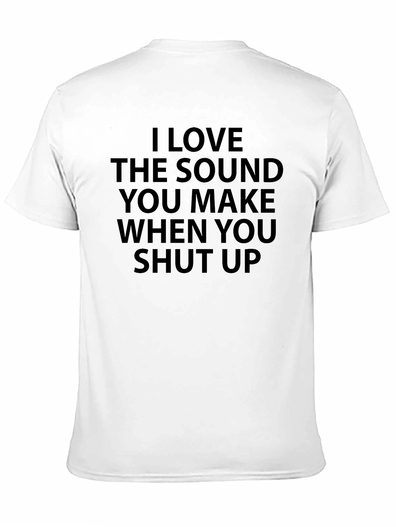 I Love The Sound You Make Black Graphic Tee