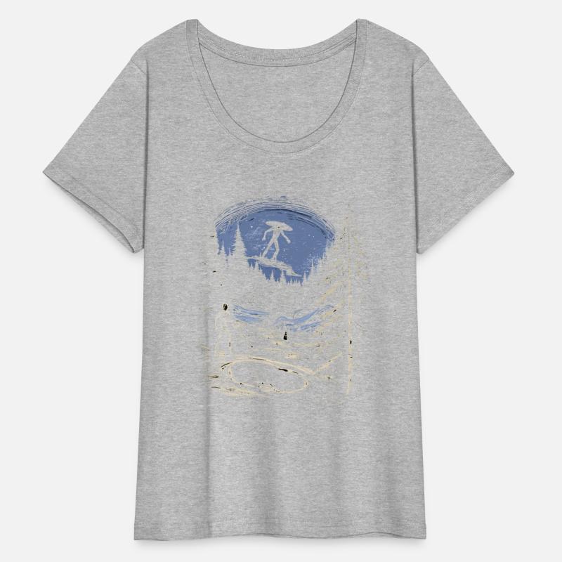 Alien in Forest Illustration