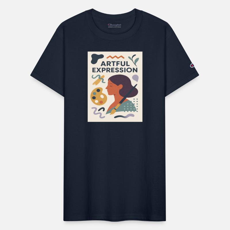 Artful Expression Artistic Woman Design