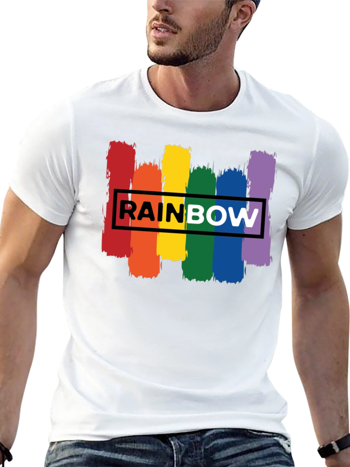 Rainbow Stripes T-Shirt - Pride Celebration Tee