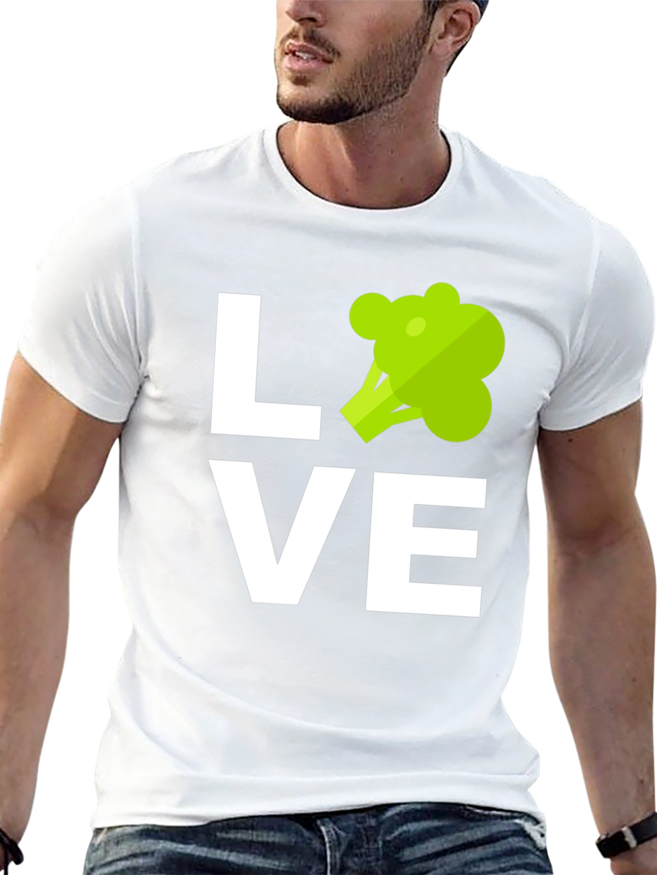 Love Broccoli T-Shirt - Vegan Vegetarian Tee