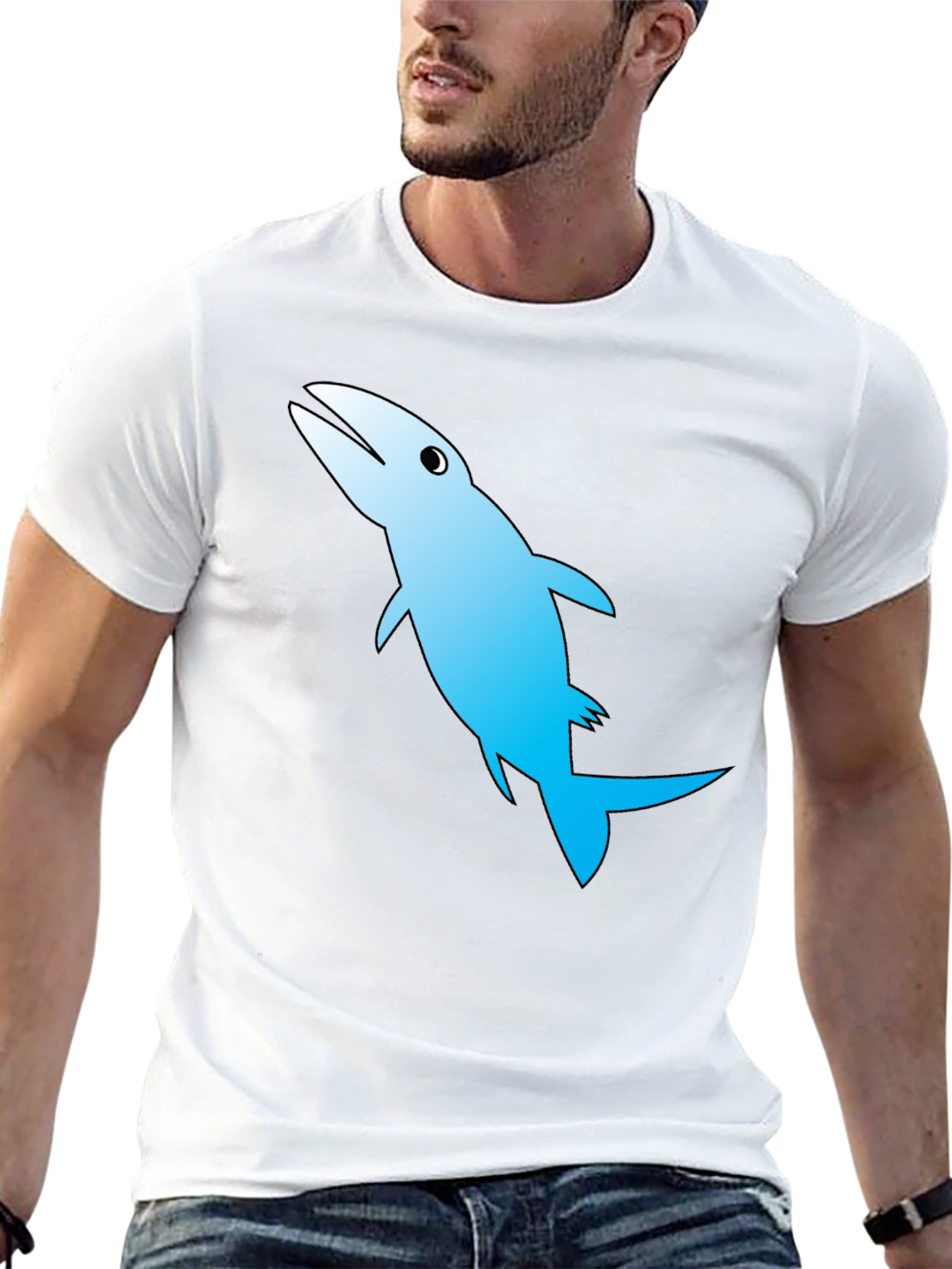 Barracuda Graphic Print Black T-Shirt