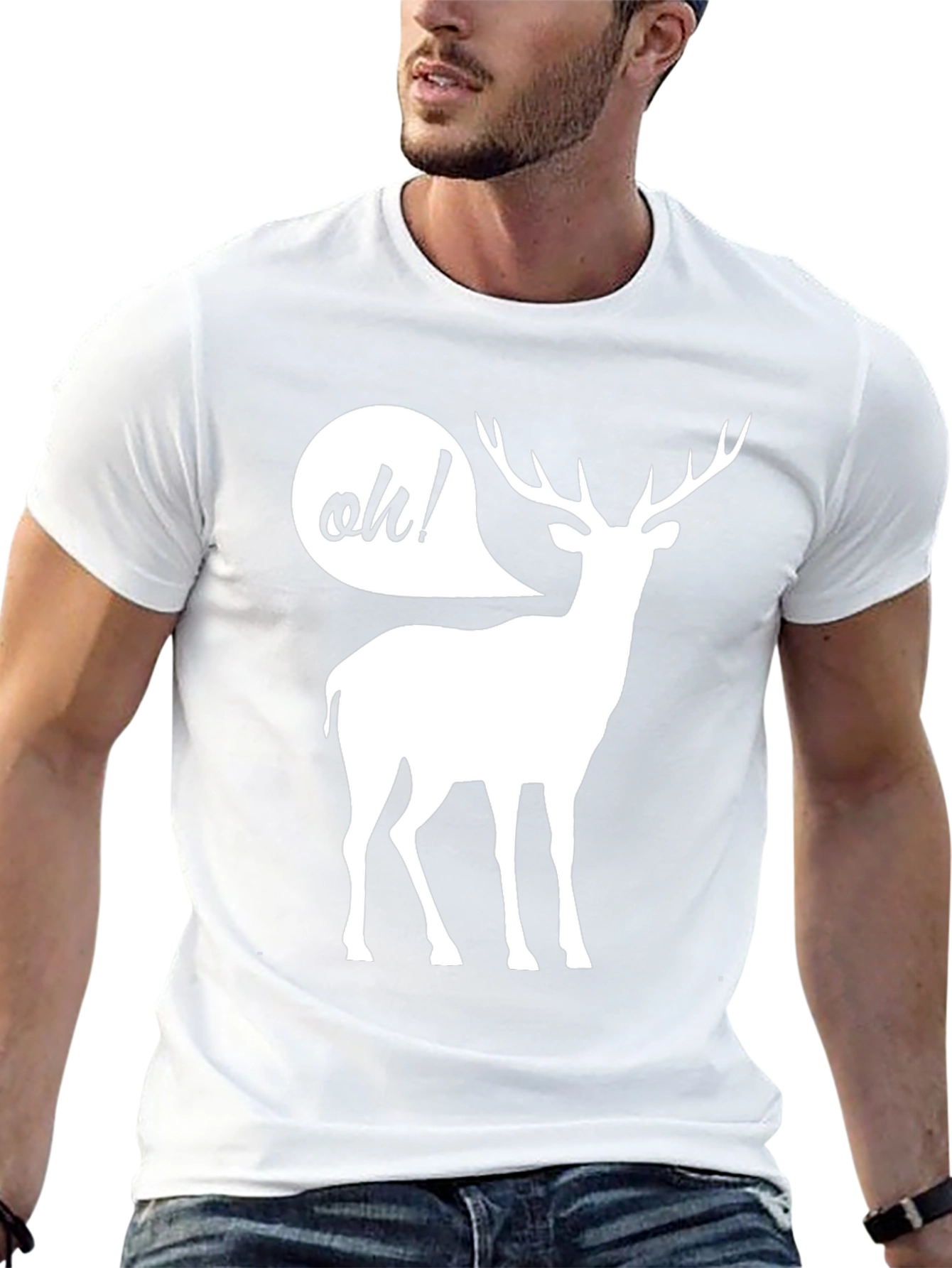 Oh Deer! Funny Graphic T-Shirt