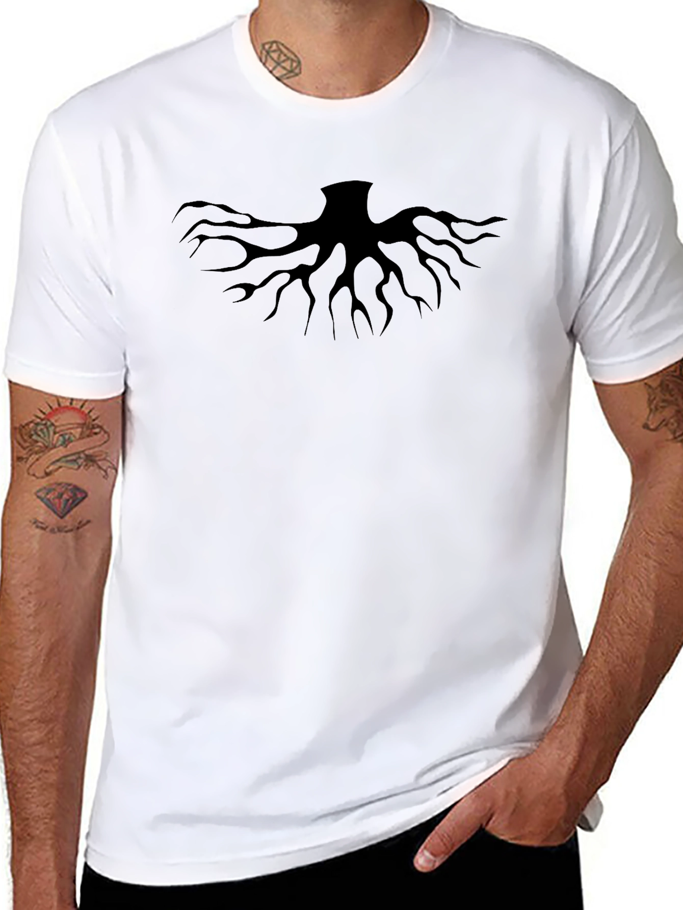 Black Roots Design Tee