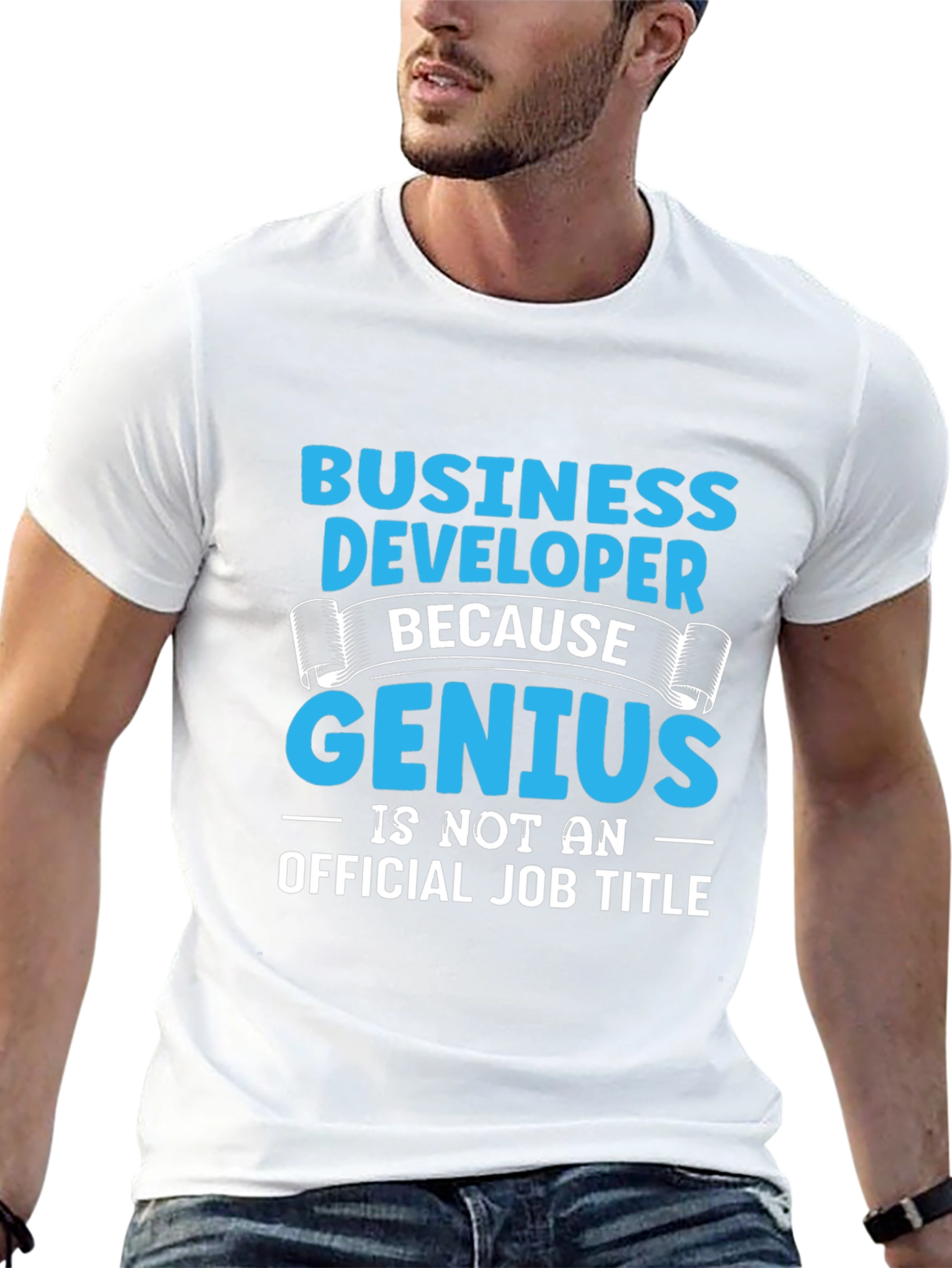 Business Developer Genius T-Shirt Funny Job Title Tee