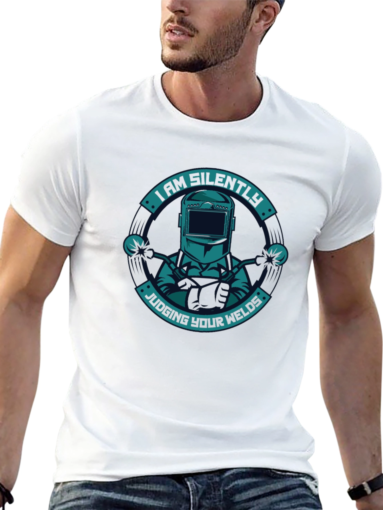 Welders Humor T-Shirt - Judging Your Welds