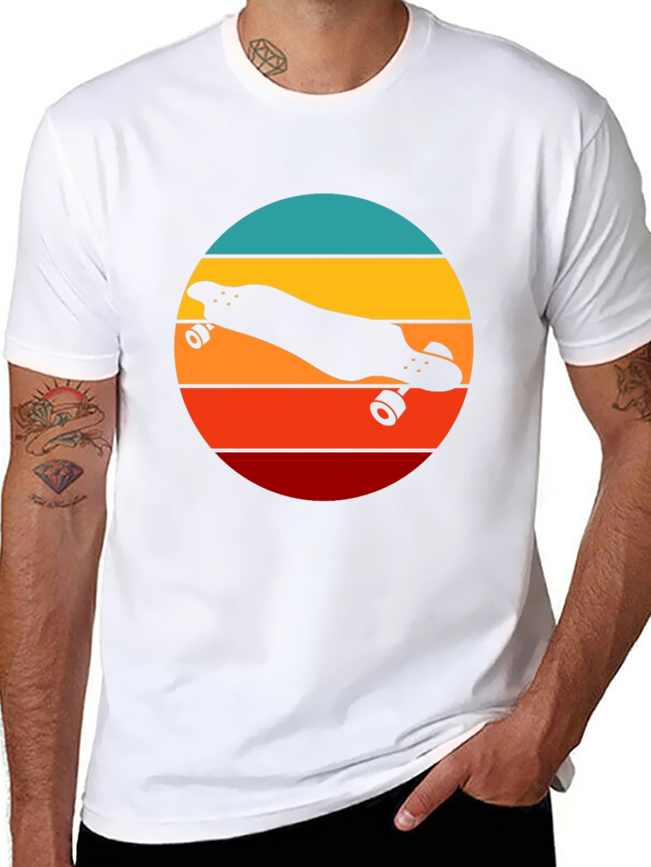 Retro Skateboard T-Shirt