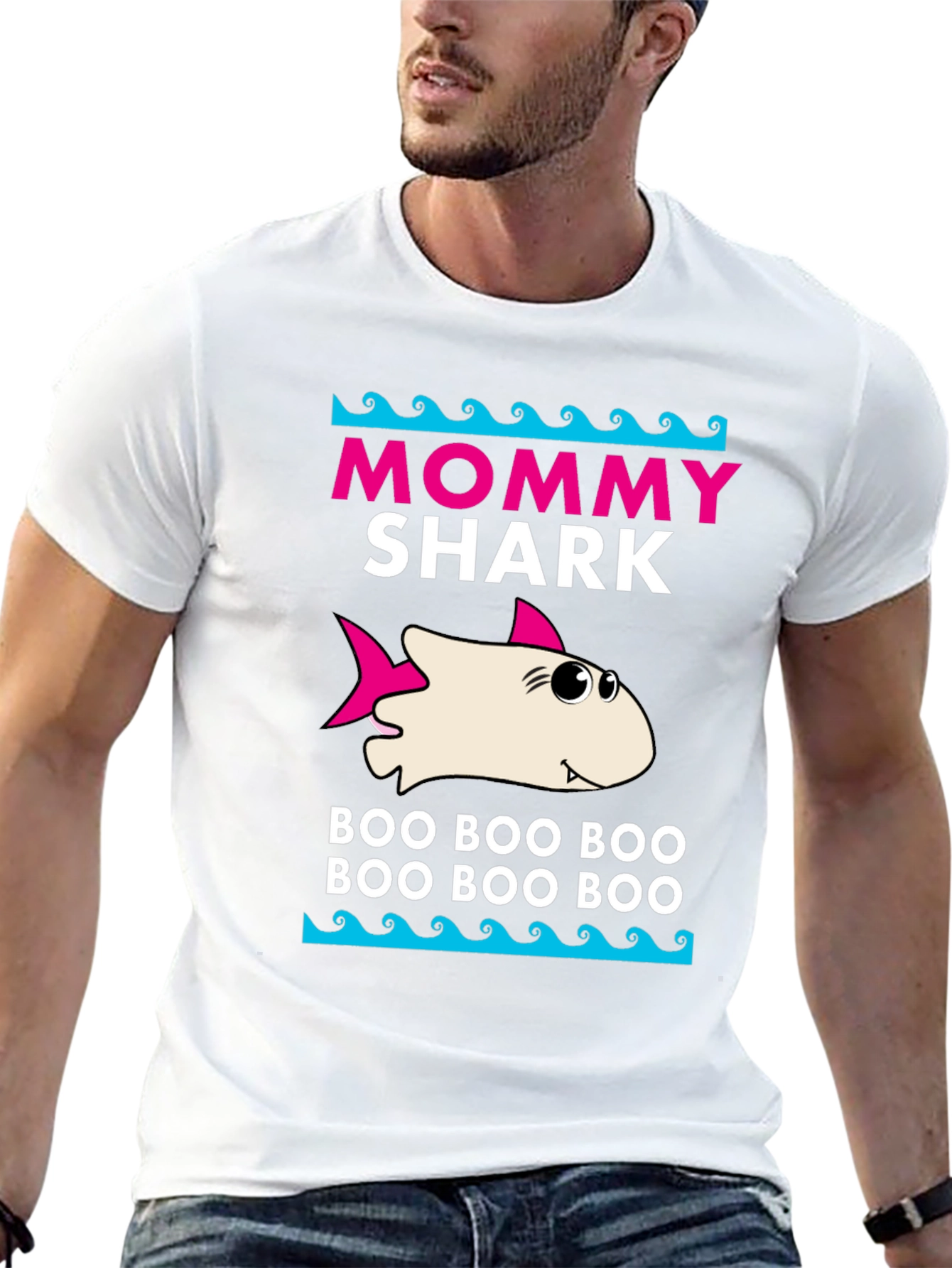 Mommy Shark T-Shirt - Boo Boo Boo Design