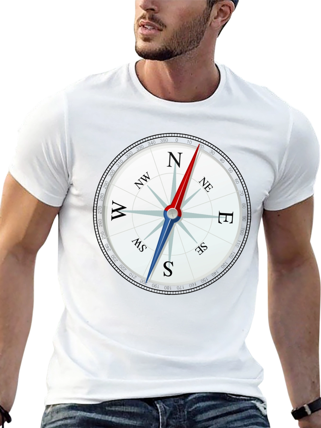 Compass Graphic Tee - Mens Classic Fit