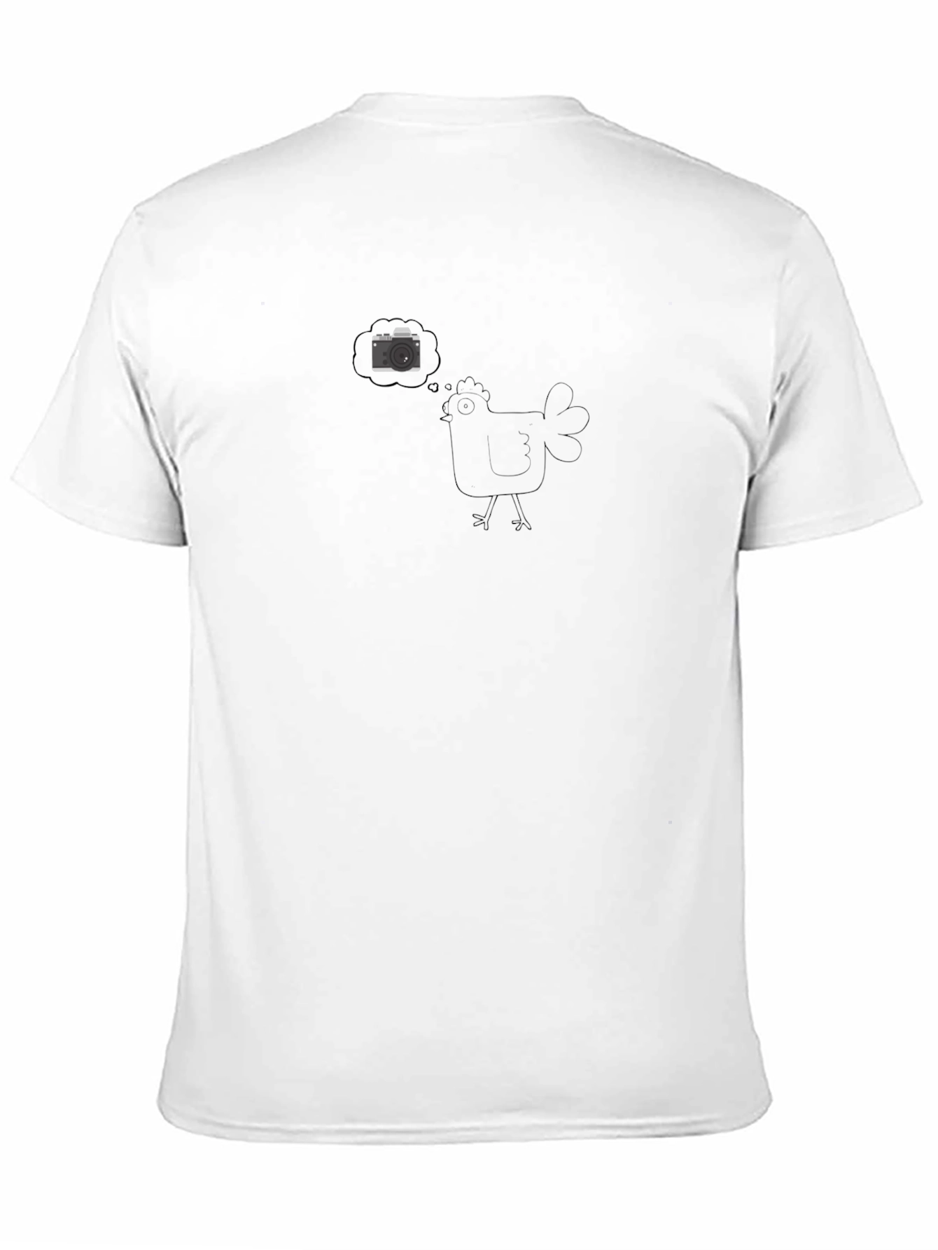 Funny Chicken Photographer Graphic T-Shirt