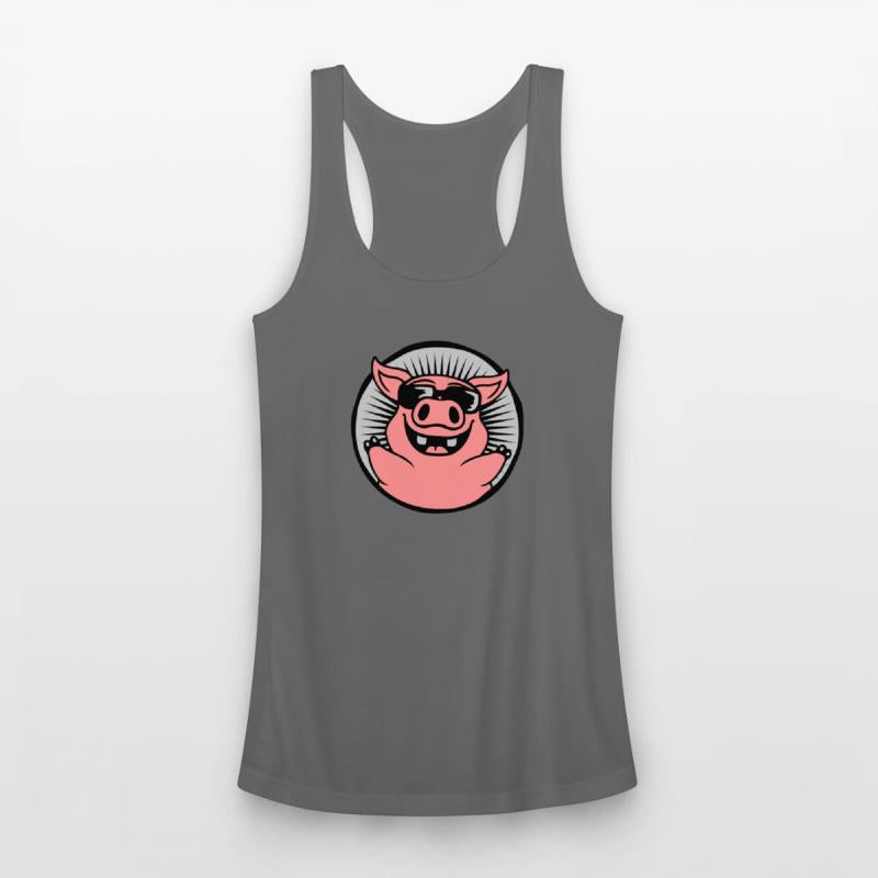 Circle Cool Sunglasses Pig