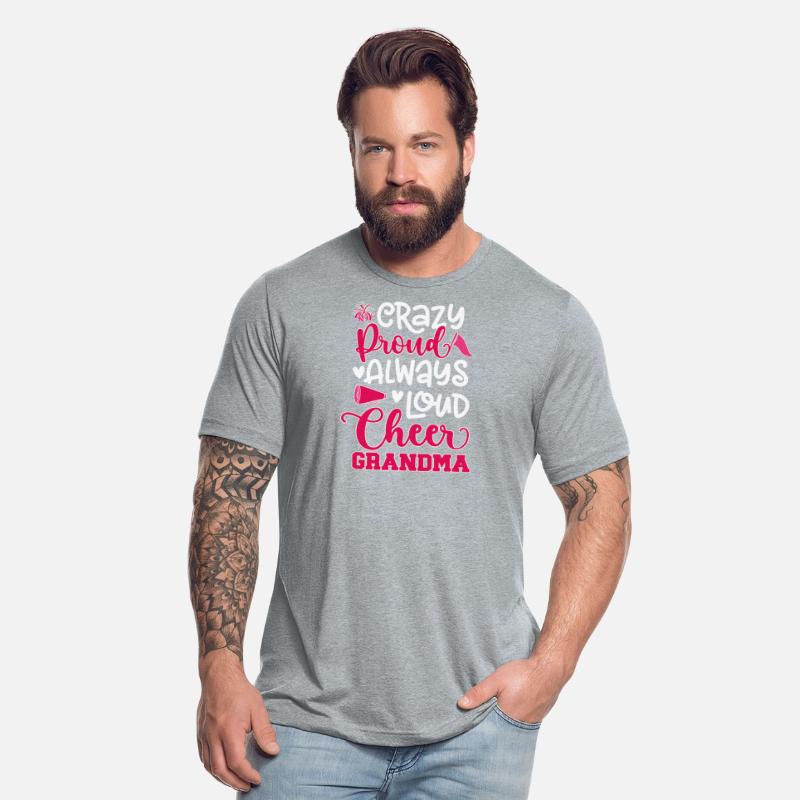 Crazy Proud Cheer Grandma Cheerleader Grandmother