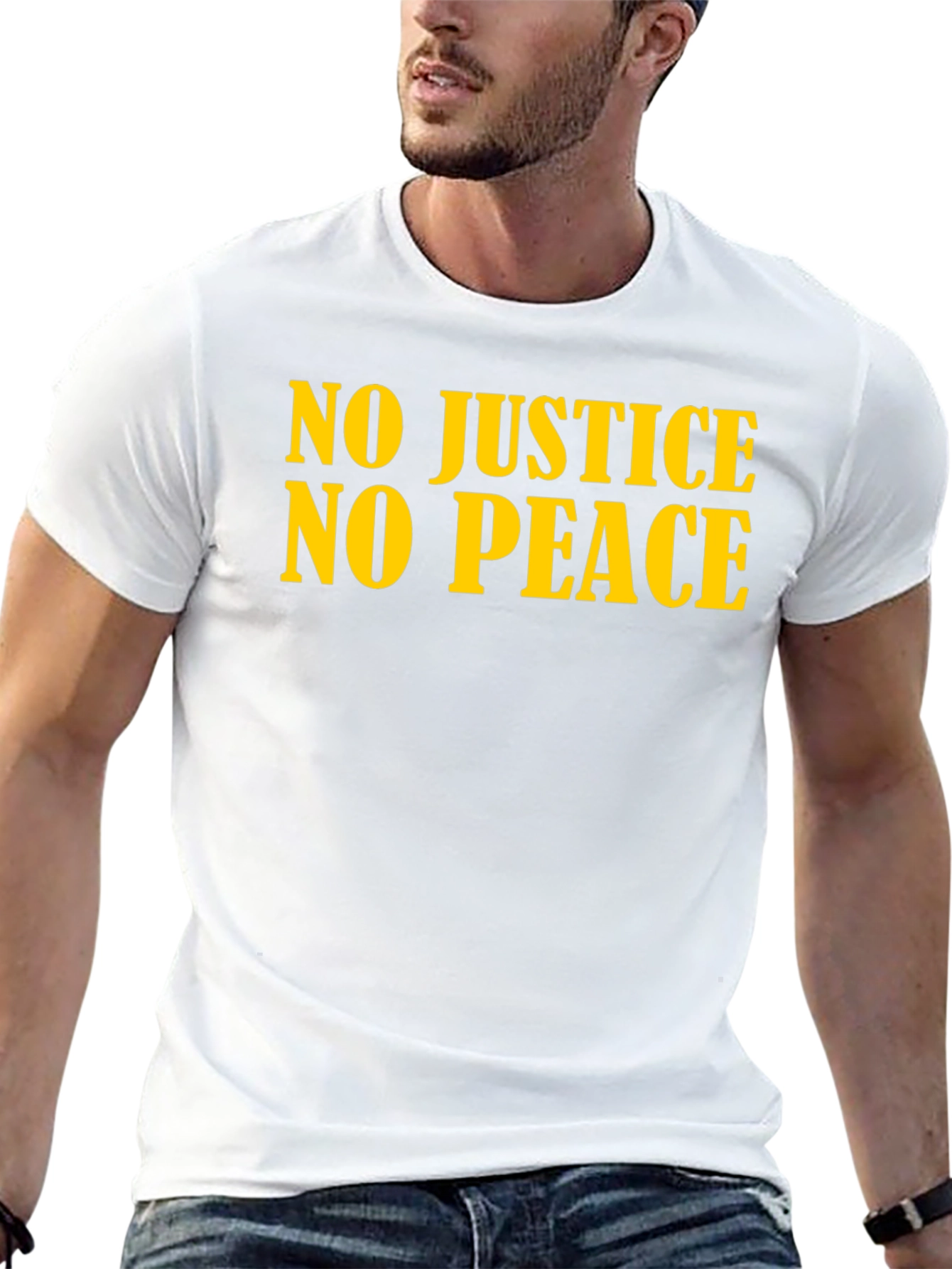 No Justice No Peace Graphic T-Shirt