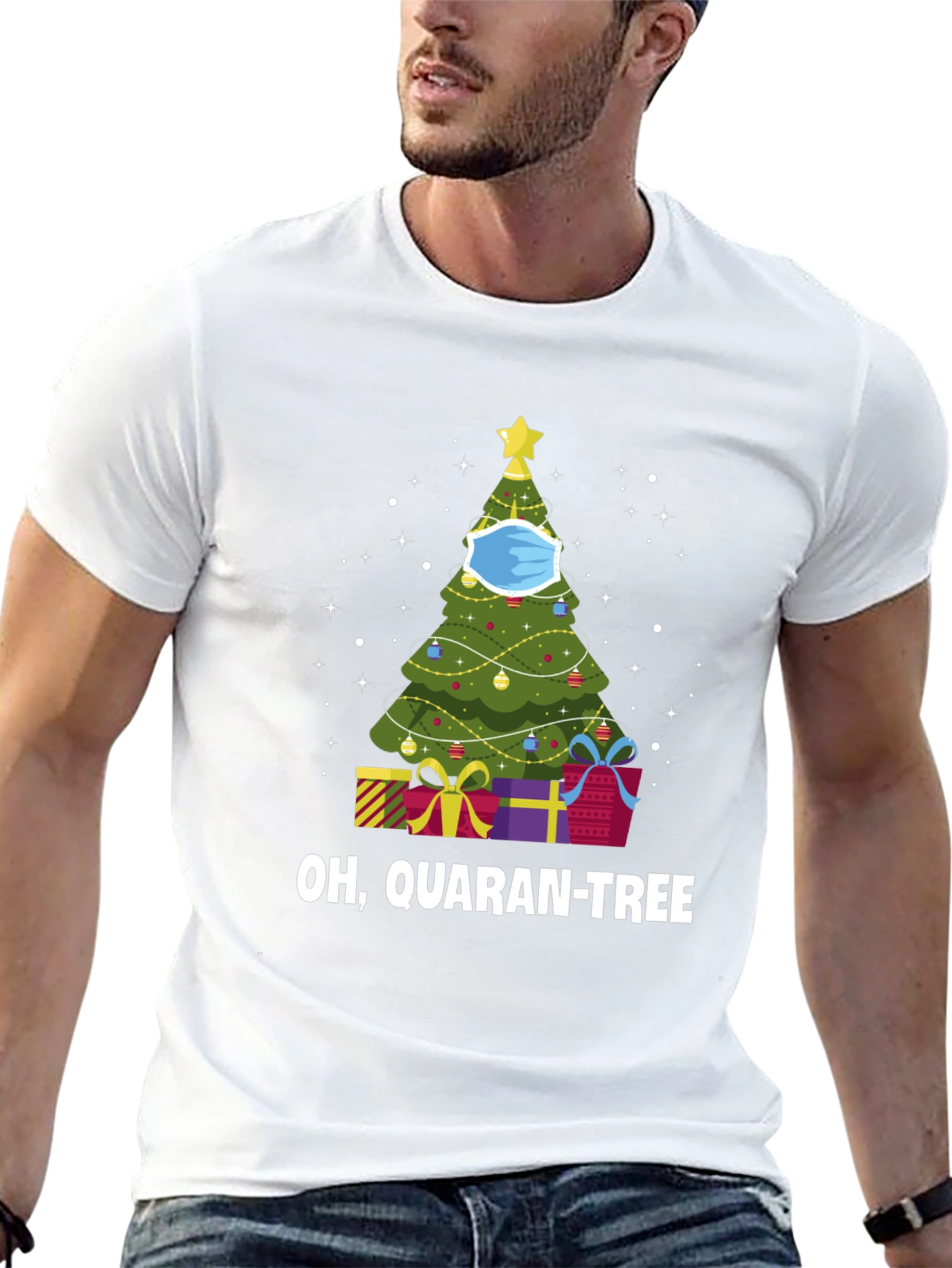 Quaran-Tree Christmas T-Shirt