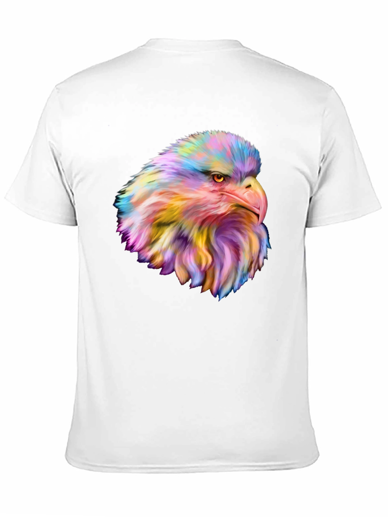 Rainbow Eagle Graphic Tee - Stylish Mens T-Shirt