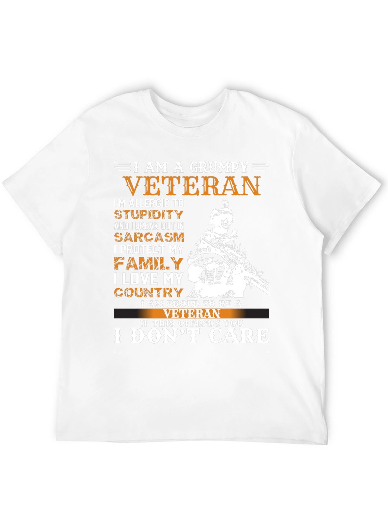 Grumpy Veteran Graphic T-Shirt