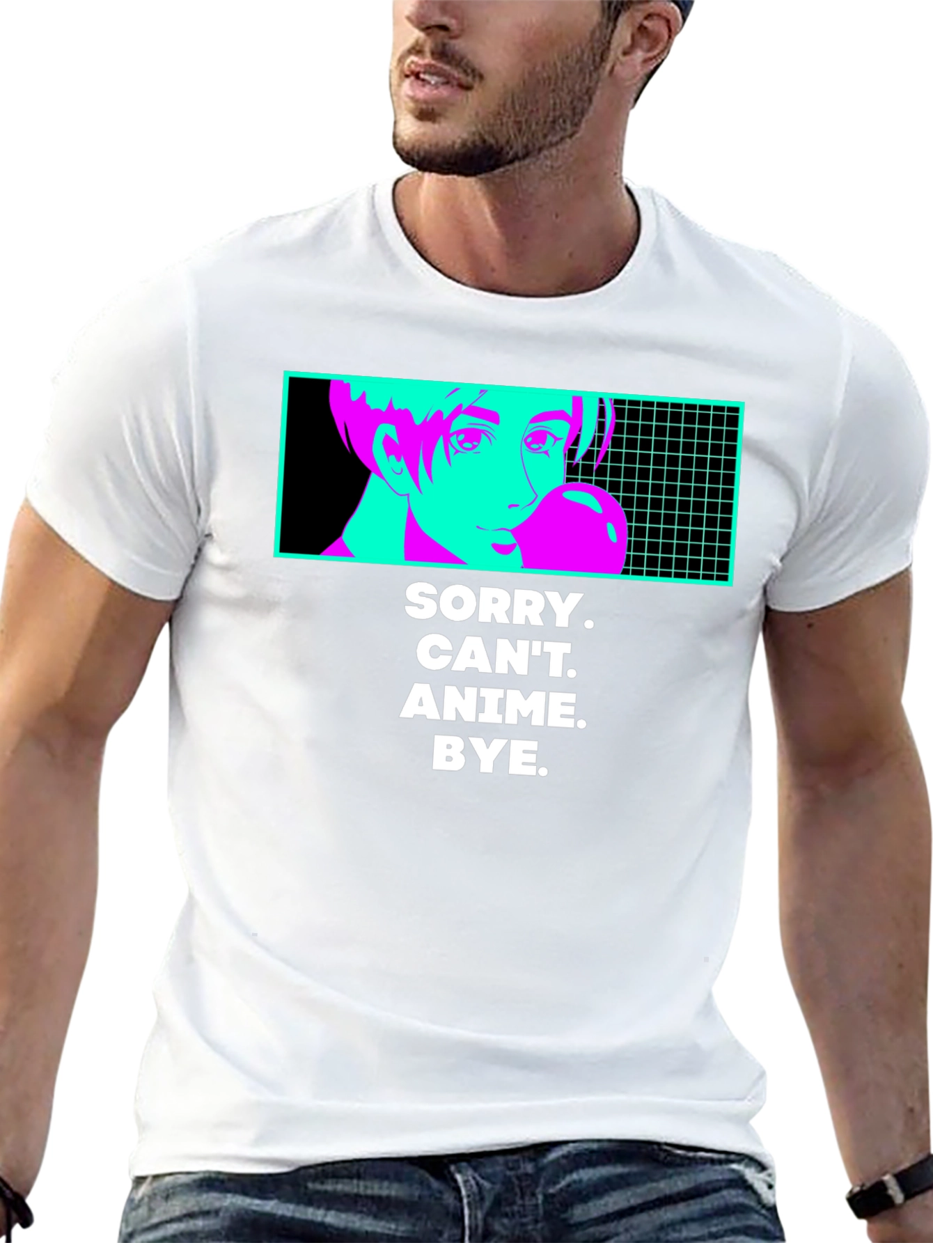 Anime Lover T-Shirt - Sorry Cant Anime Bye