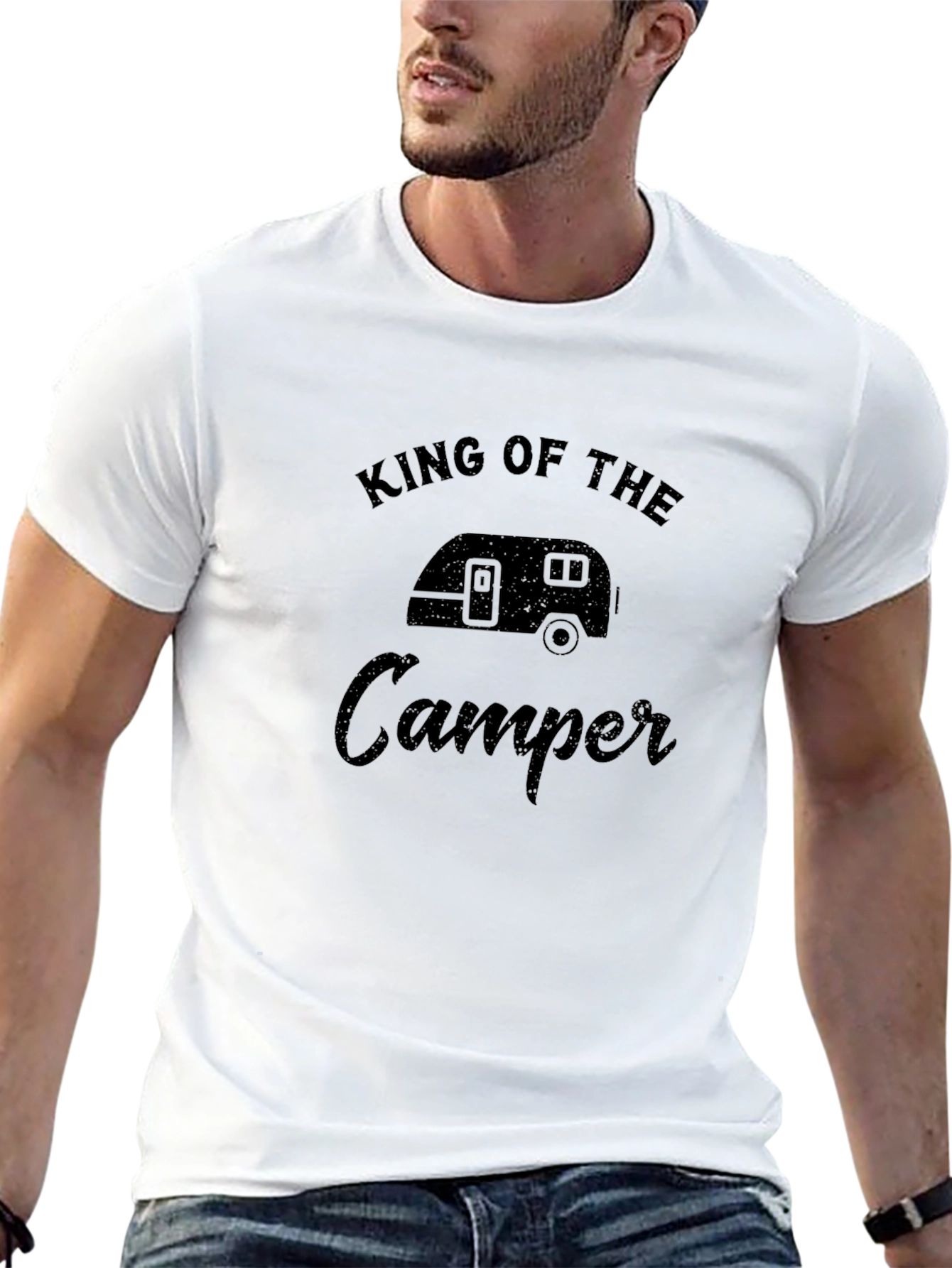 King of the Camper Black T-Shirt