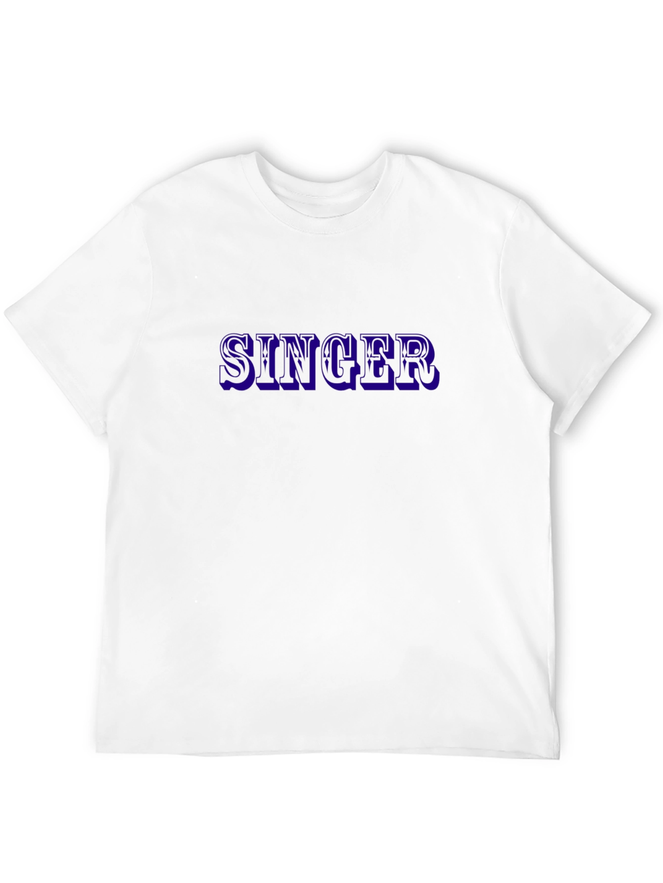 SINGER Graphic T-Shirt - Bold Print Tee