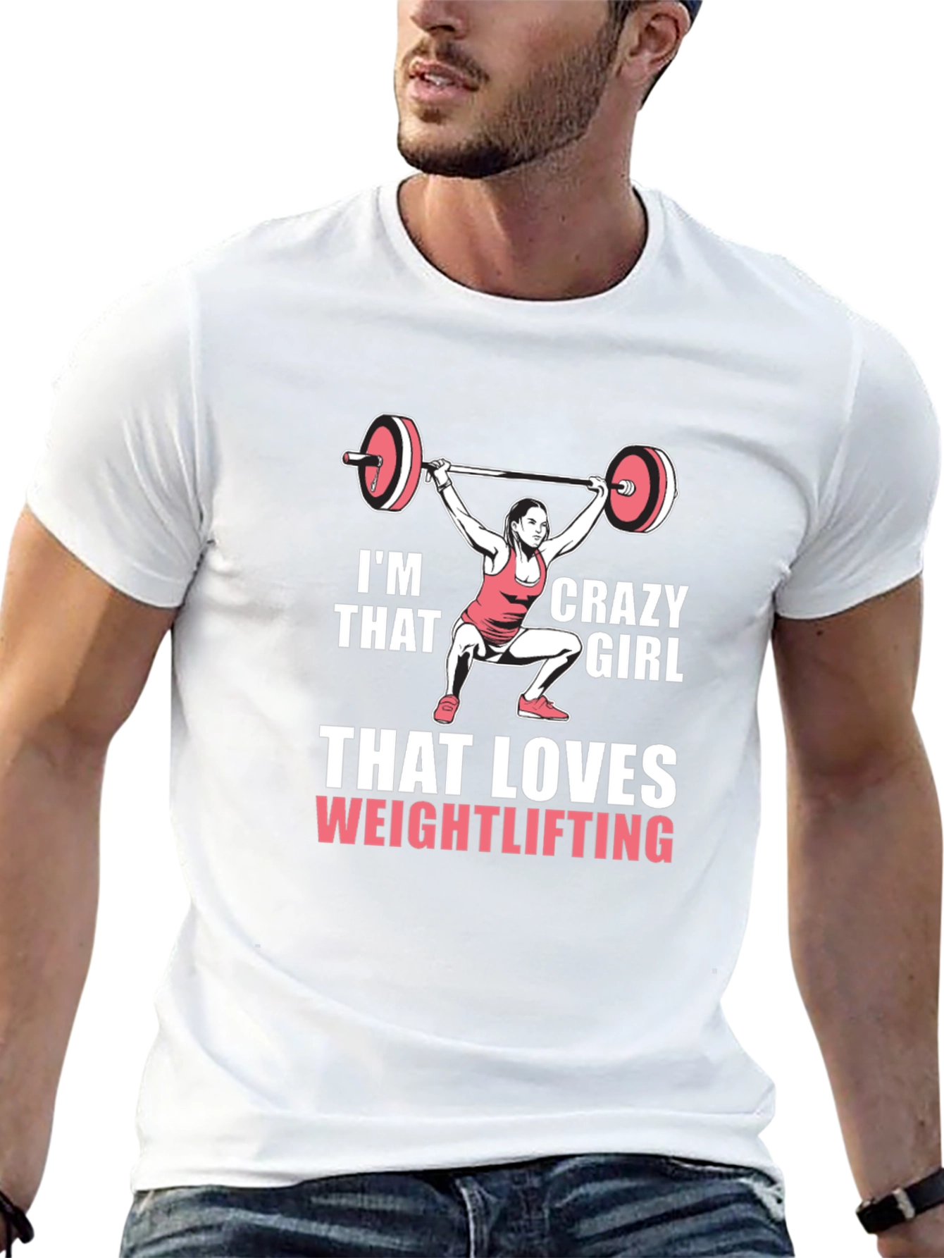 Im That Crazy Girl Weightlifting T-Shirt
