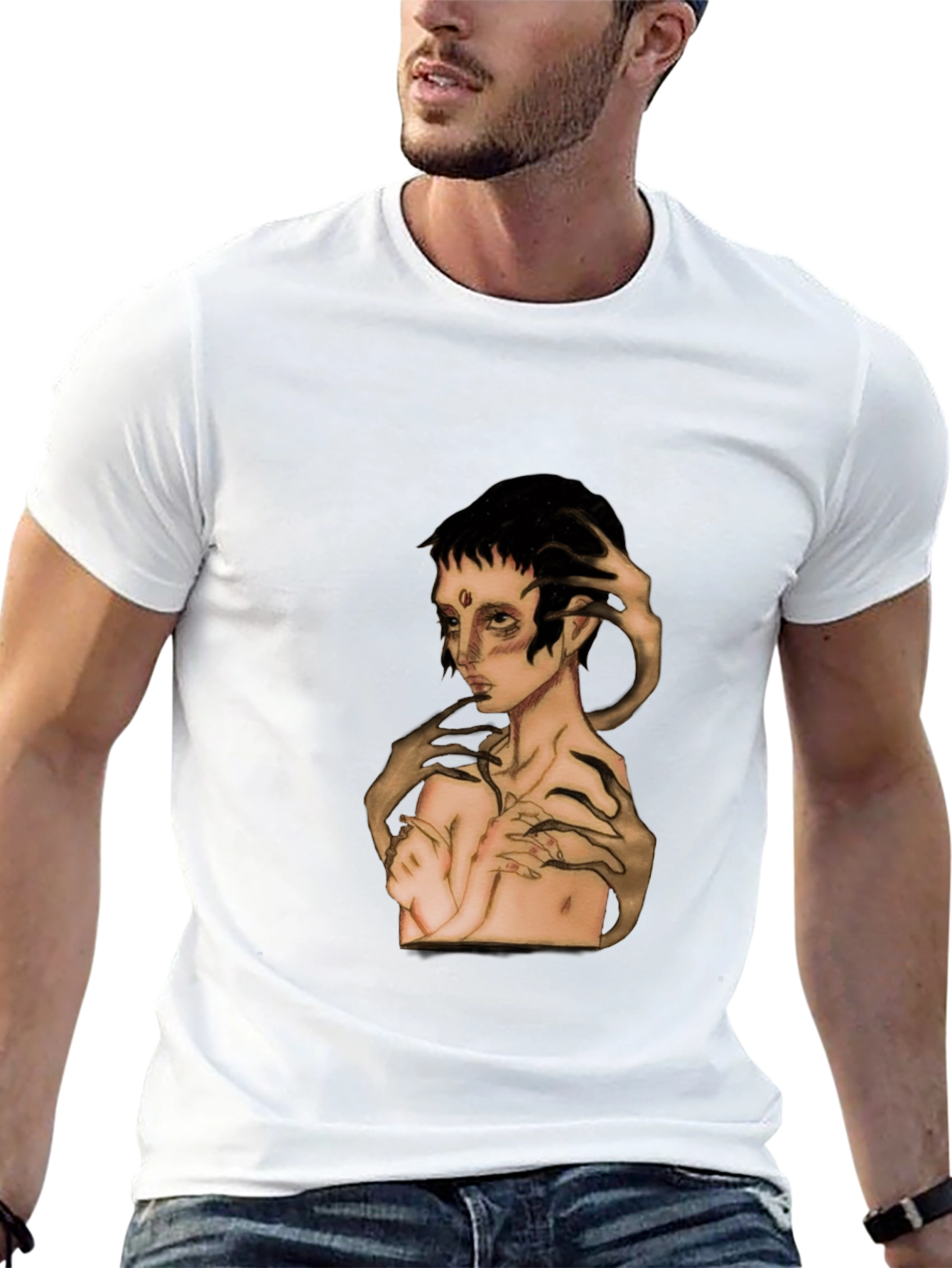 Unique Graphic Tee - Artsy Design