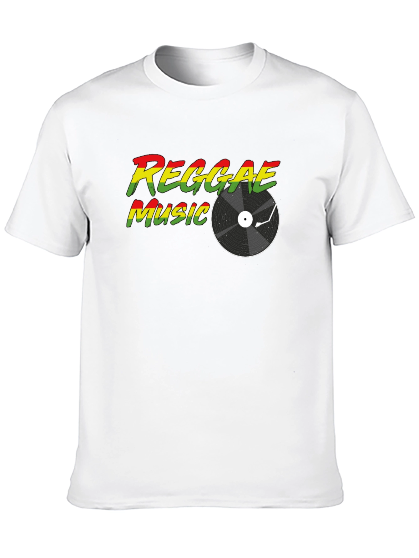 Reggae Music Vinyl Record T-Shirt