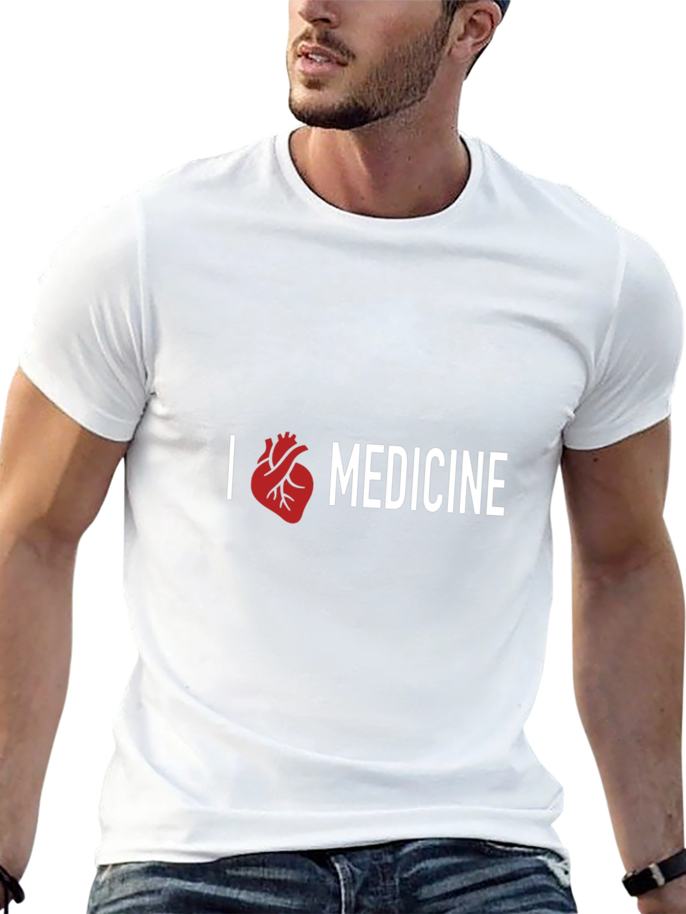 I Heart Medicine Graphic T-Shirt - Medical Tee