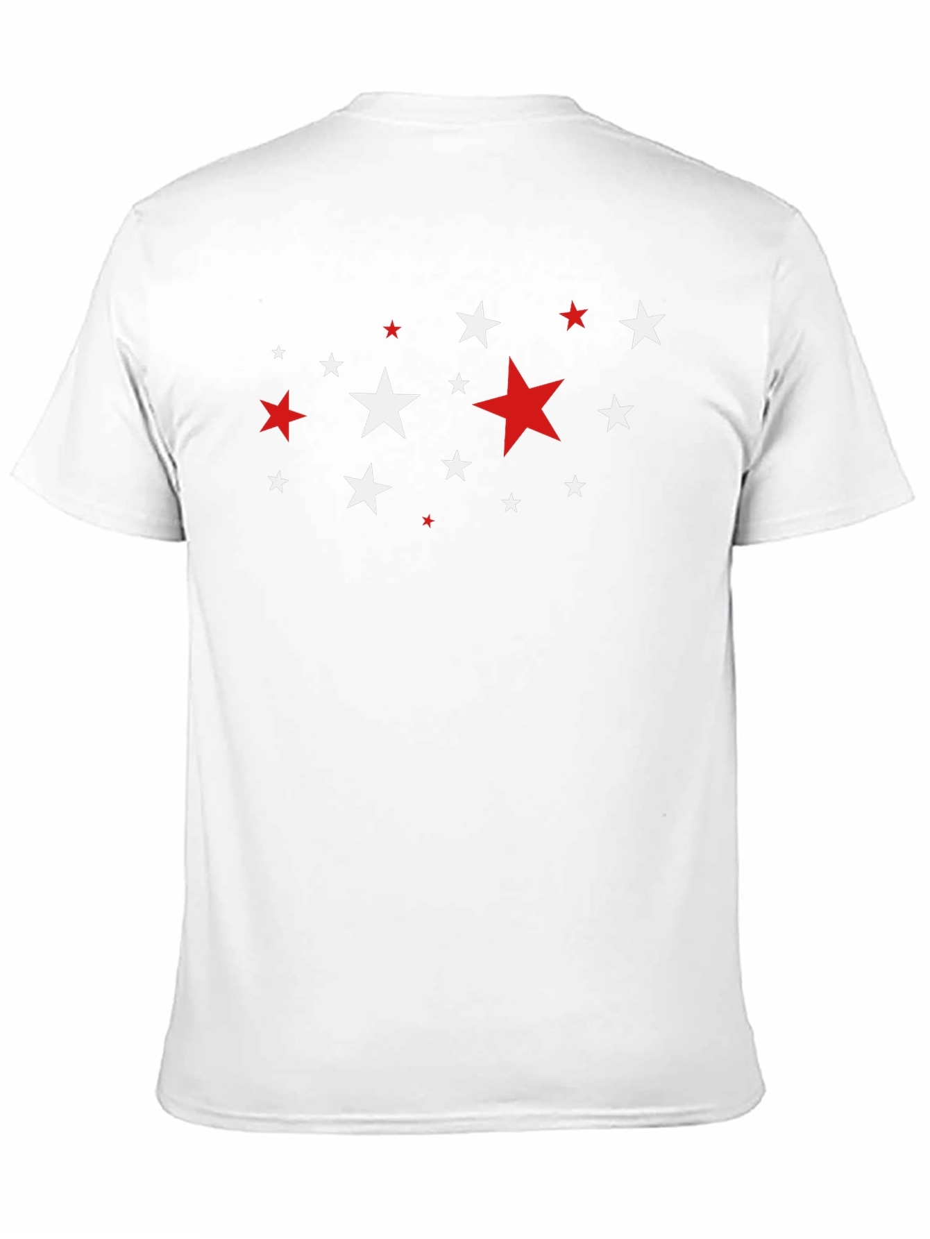Star Patterned Black Tee