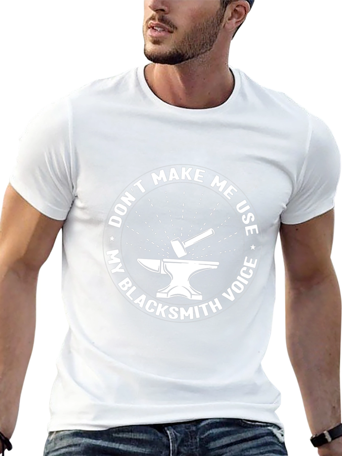 Blacksmith Voice T-Shirt Funny Anvil Hammer Tee