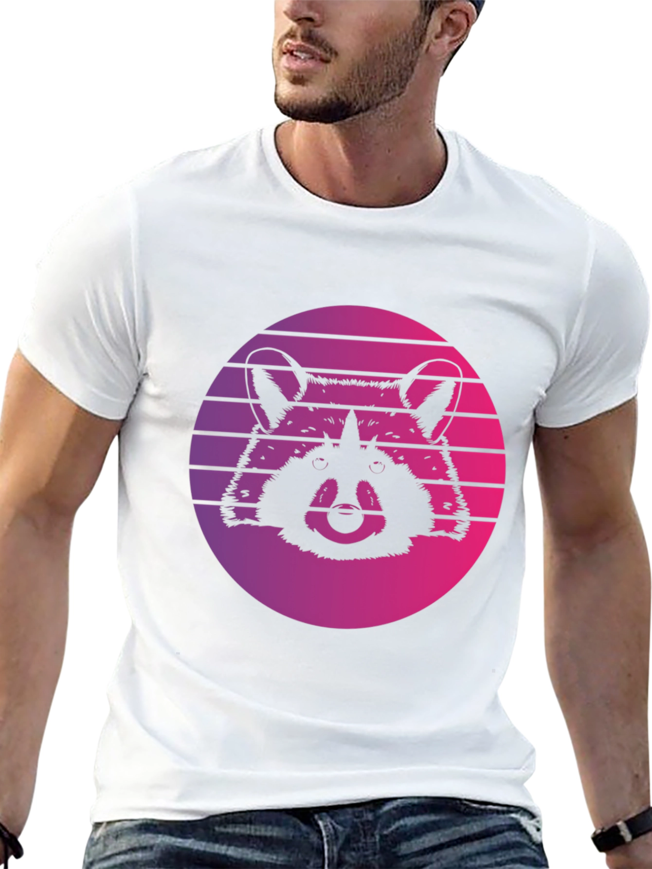 Retro Raccoon Graphic Tee