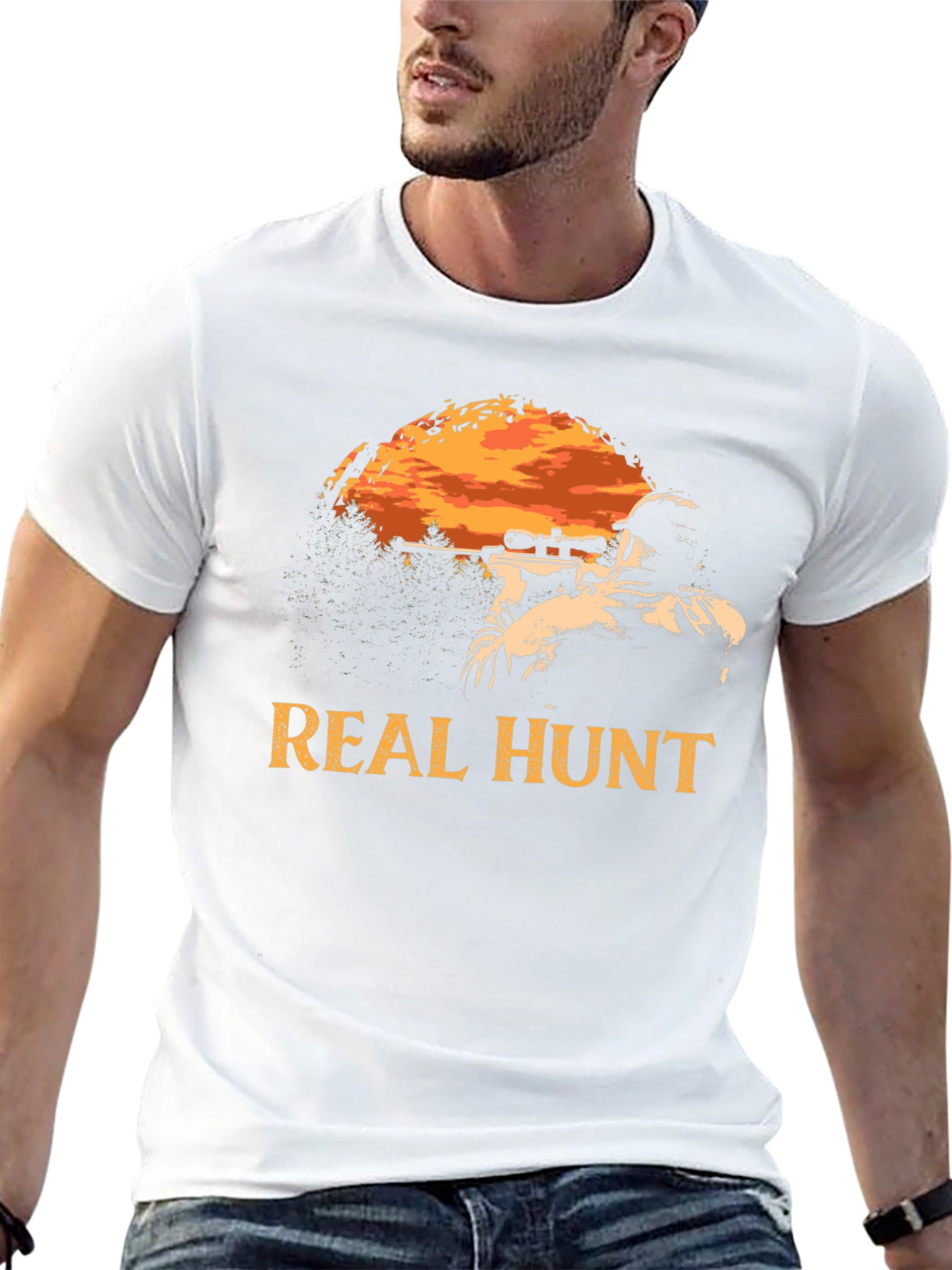 Real Hunt T-Shirt: Hunter Graphic Tee